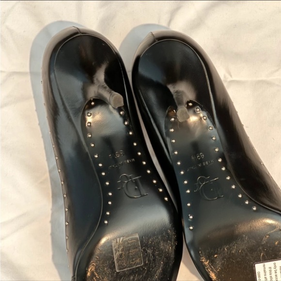 Dior leather black and white corset pointed heels - Picture 6 of 6